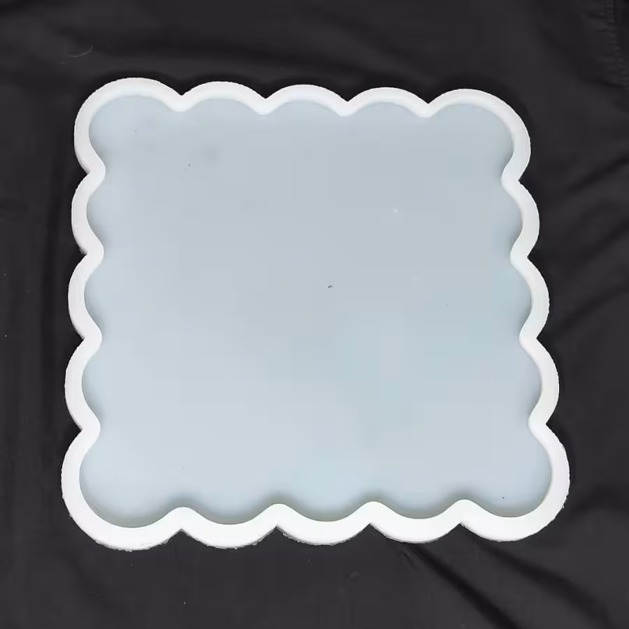 قالب سیلیکونی شیراز رزین مربع دالبری سایز 30 کد 513