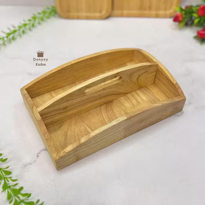 جاکاردی رومیزی طرح چوب مدل رابر