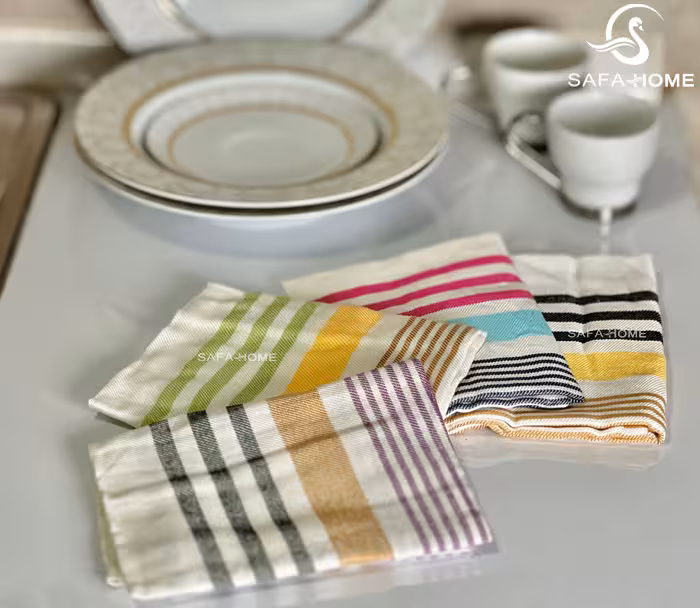 دستمال نظافت نخی ابراهیمی بسته 4 عددی