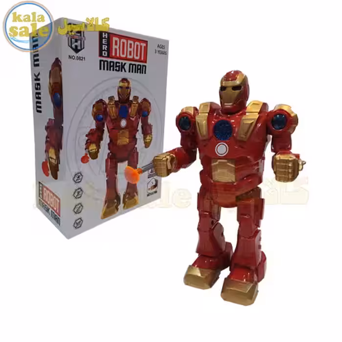 ربات مرد آهنی موزیکال با قابلیت شلیک تیر Ironman