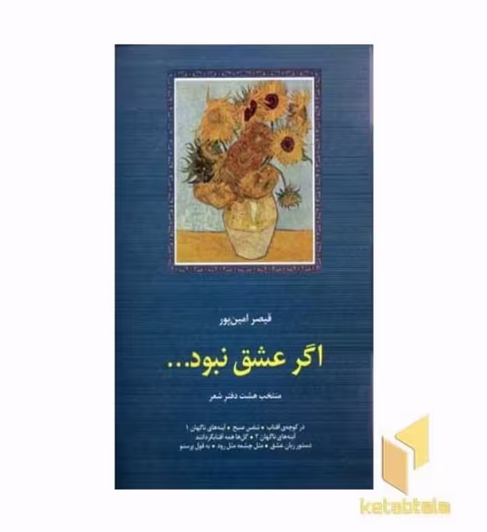 کتاب اگر عشق نبود . . . اثر قیصر امین پور نشر سخن