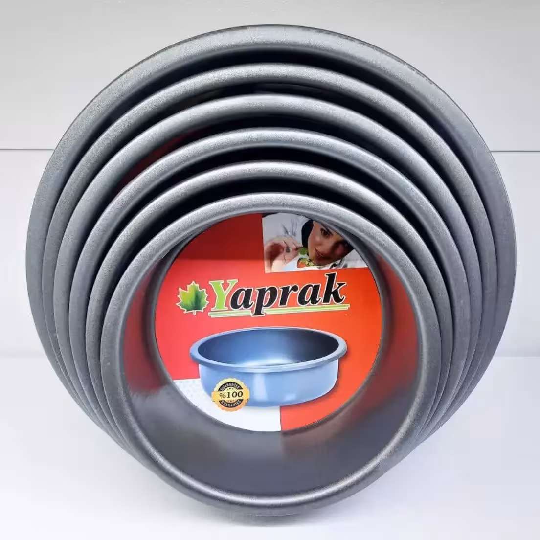 قالب کیک گرد تفلون اعلاء قطر 24 سانت ارتفاع 8.5 سانت