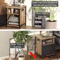 میز عسلی چوب و فلز کد 9895