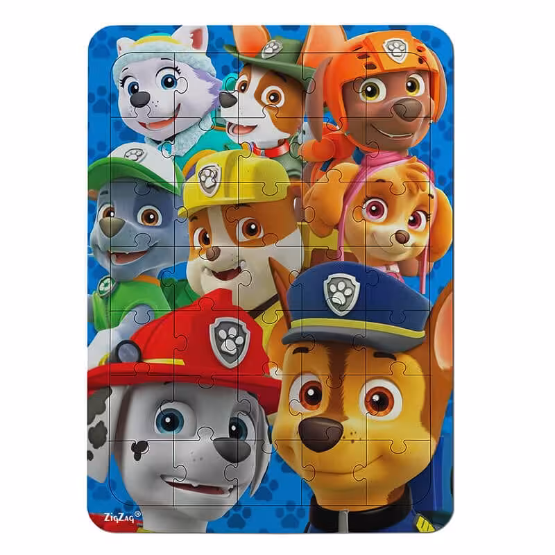 خرید و قیمت پازل چوبی 35 تکه طرح سگ های نگهبان  کد 351007