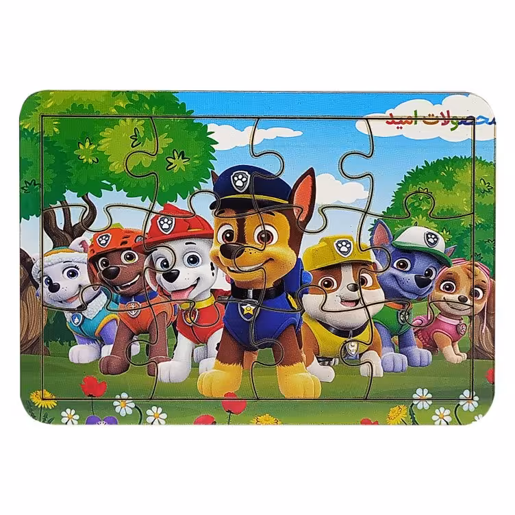 پازل چوبی 12 تکه سگ نگهبان