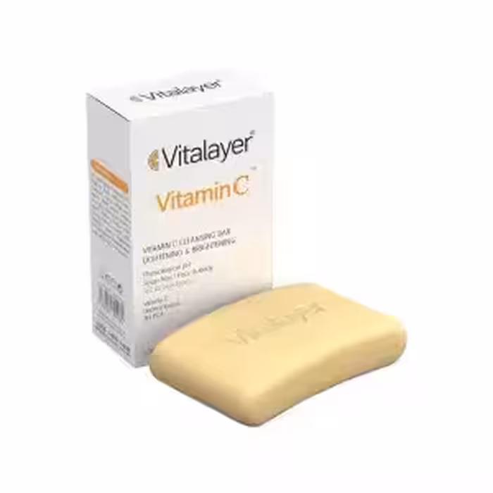 پن روشن کننده صورت و بدن ویتالیر مدل Vitamin C وزن 100 گرم