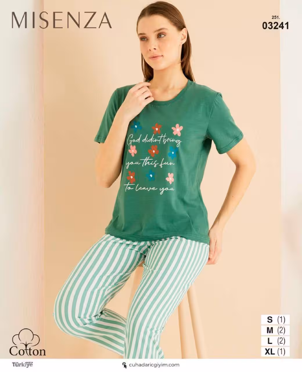 تیشرت و شلوار زنانه میسنزا کد03241