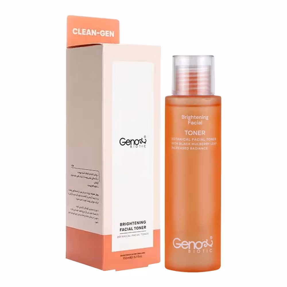 تونر روشن‌کننده صورت ژنوبایوتیک 150 میلی‌لیتر | Genobiotic Brightening Facial Toner 150 ml