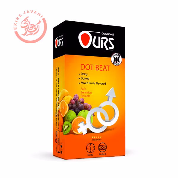 کاندوم تاخیری اورز مدل Dot Beat بسته 12 عددی
