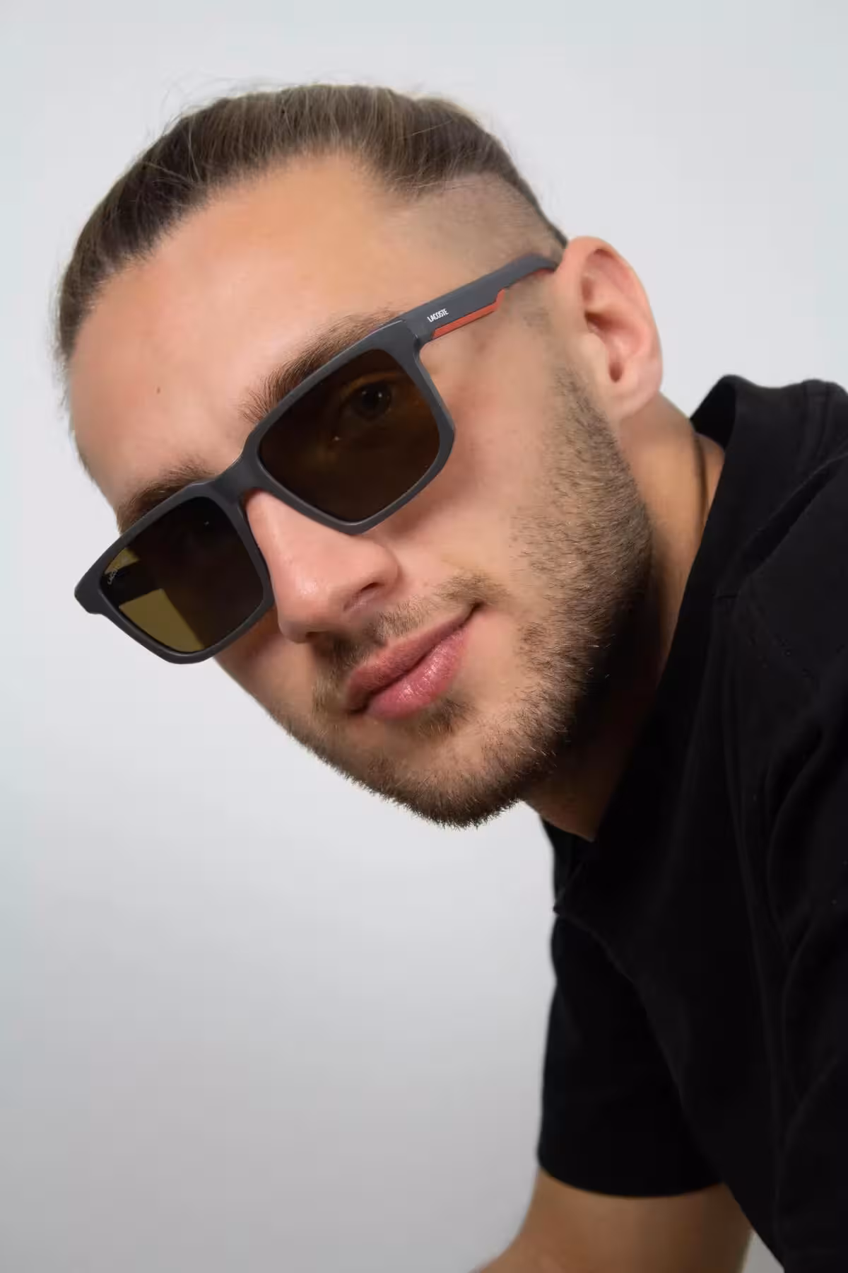 عینک آفتابی مردانه و زنانه L999S 024 55^18 145 مستطیل UNISEX Lacoste