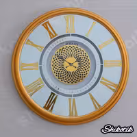 ساعت دیواری  خورشیدی  صفحه تمام چوب  AVISA