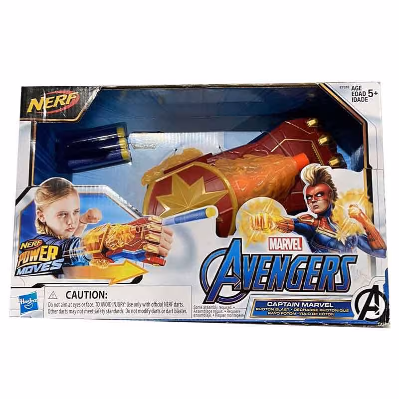 تفنگ تیر فومی Nerf مارول اونجرز  دستکش پرتاب تیر کد E7378