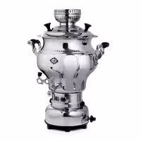 سماور گازسوز عالی نسب مدل نقشینه (ظرفیت 6 لیتر)