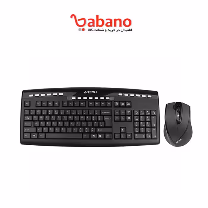 کیبورد و ماوس بی سیم ای فورتک مدل 9200F