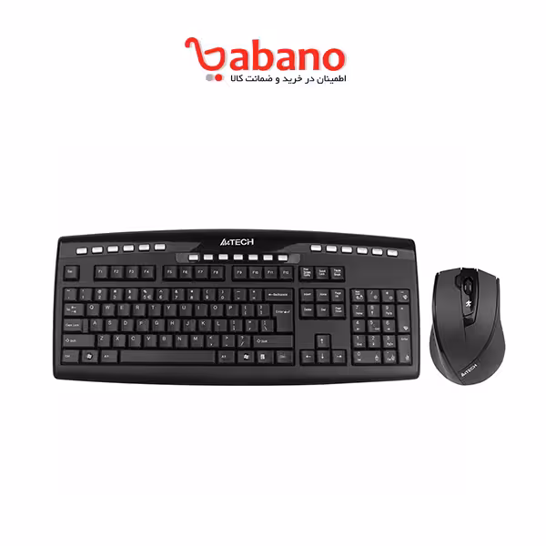 کیبورد و ماوس بی سیم ای فورتک مدل 9200F