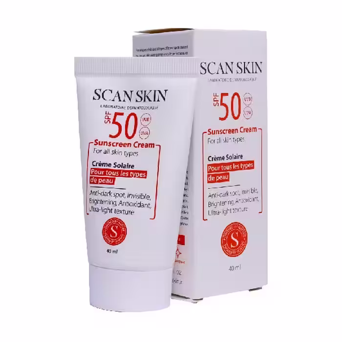 کرم ضدآفتاب ضدلک SPF50 اسکن اسکین ( بیرنگ )