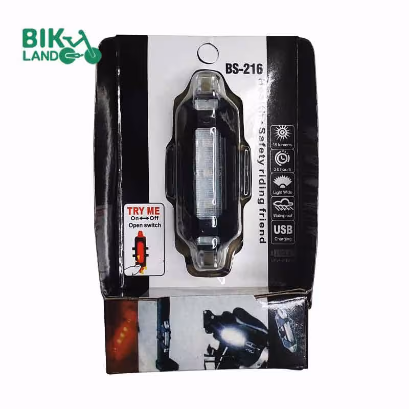 چراغ عقب شارژی دوچرخه مدل BS-216105766