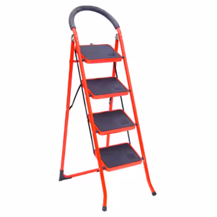 نردبان 3 پله آلوم پارس پله مدل الماس