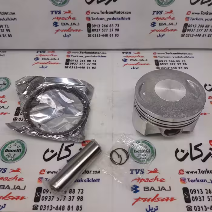 رینگ و پیستون ( پستان ) موتور هوندا CG 250 سی جی شرکتی ( سایز 0/100 )