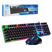 کیبورد و موس سیمدار گیمینگ بک لایت دار  Mikuso KB-C024