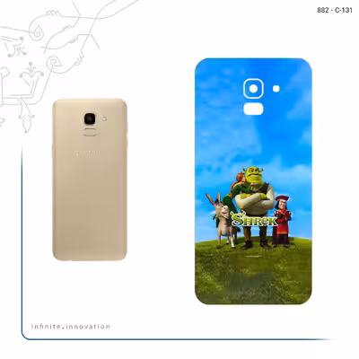 برچسب پوششی ماهوت مدل Shrek مناسب برای گوشی موبایل سامسونگ Galaxy J6