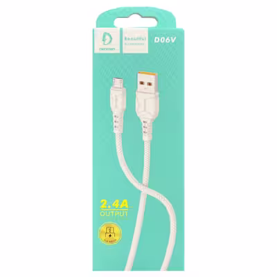 کابل تبدیل USB به microUSB دنمن مدل D06V طول 1 متر 