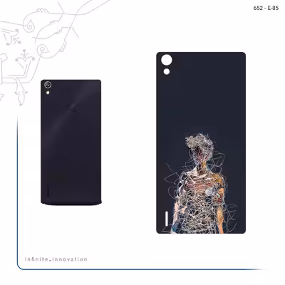 برچسب پوششی ماهوت مدل Strings Digital Art 1 مناسب برای گوشی موبایل هوآوی Ascend P7