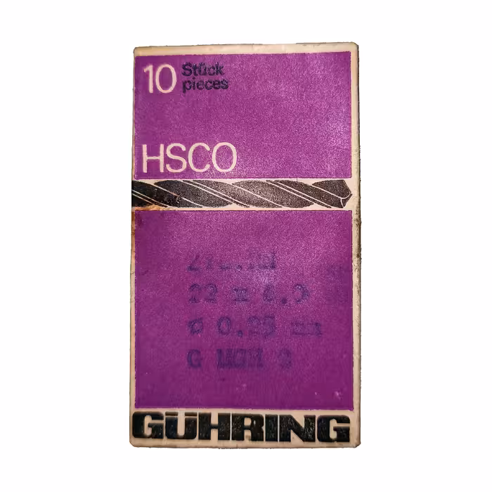 مته آهن گورینگ مدل MGH سایز 0.25 میلیمتر بسته 10 عددی