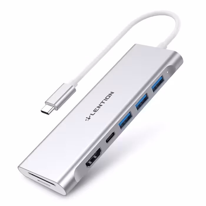  هاب 7 پورت USB-C لنشن مدل C36B-HCR