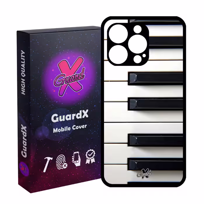 کاور گارد ایکس طرح Piano مدل Glass10101 مناسب برای گوشی موبایل اپل iPhone 13 Pro