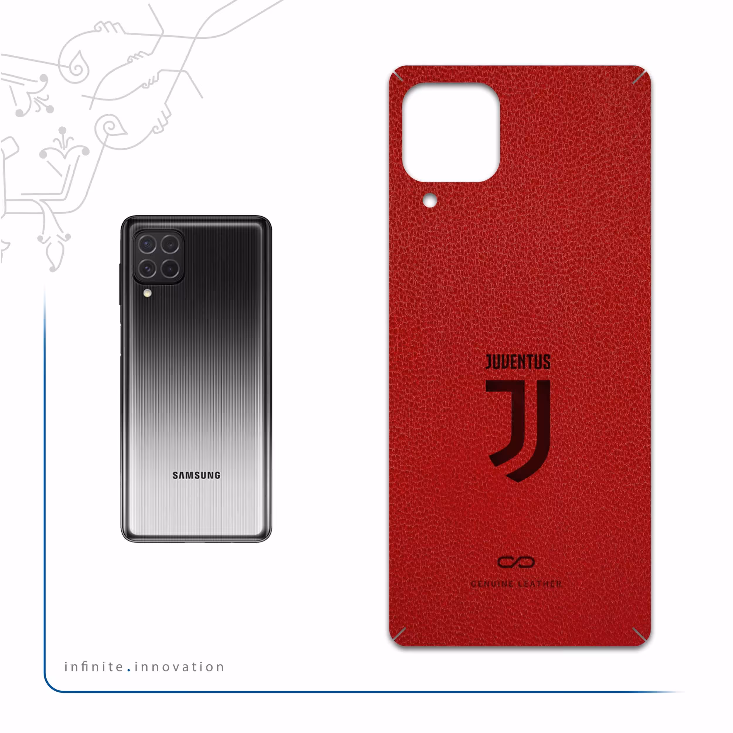 برچسب پوششی ماهوت مدل RL-JUVE مناسب برای گوشی موبایل سامسونگ Galaxy M62