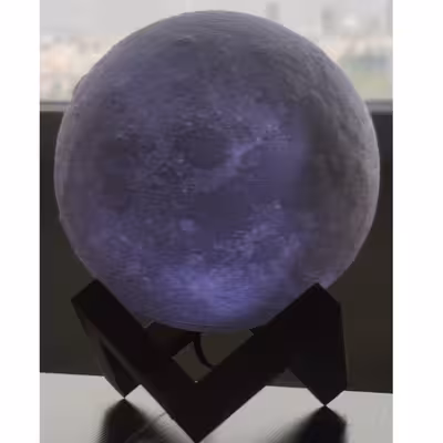 آباژور رومیزی مدل کره ماهL2