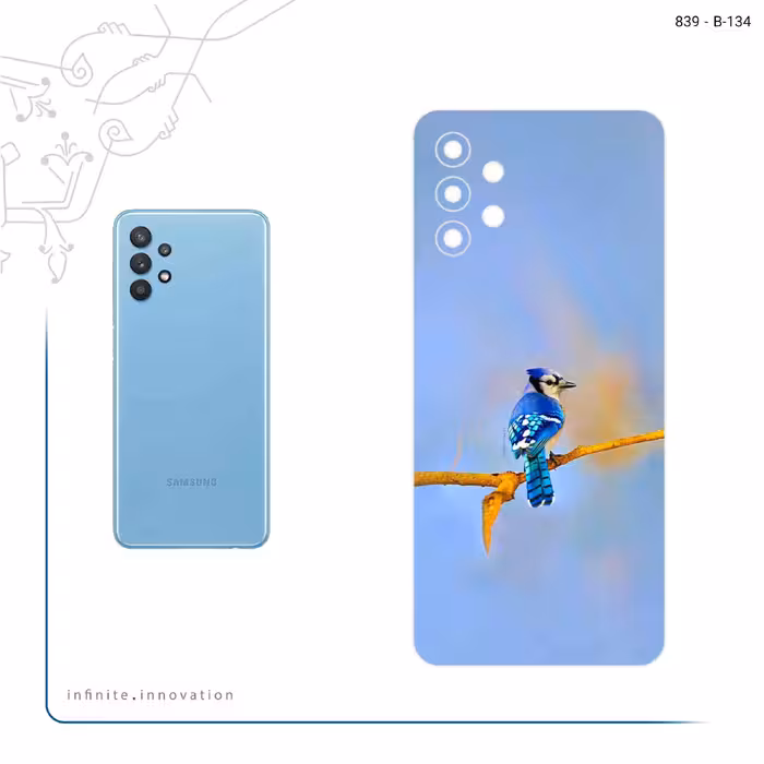 برچسب پوششی ماهوت مدل Cyanocitta cristata مناسب برای گوشی موبایل سامسونگ Galaxy M32 5G