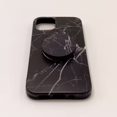 کاور مدل ماربل کد 03 مناسب برای گوشی موبایل اپل Iphone 12 Mini به همراه پایه نگهدارنده