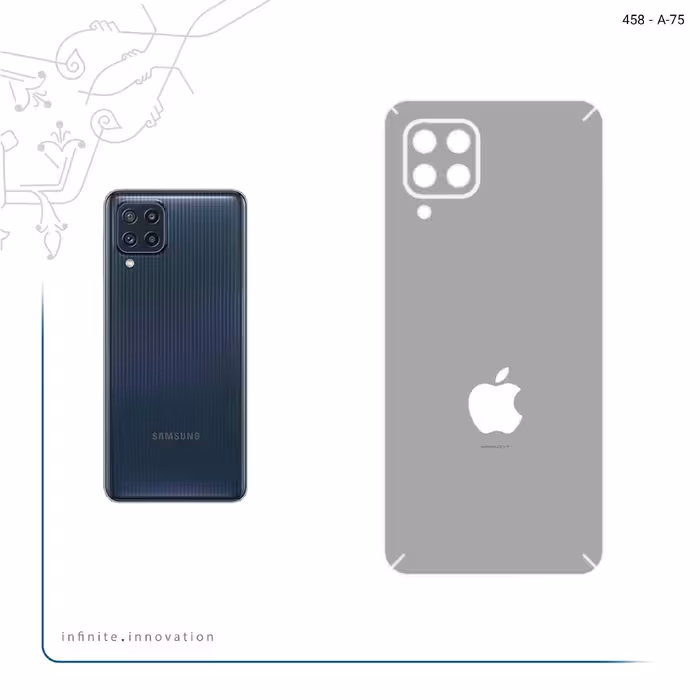 برچسب پوششی ماهوت مدل Apple مناسب برای گوشی موبایل سامسونگ Galaxy M32