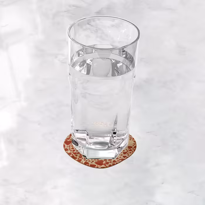 زیر لیوانی ترمه طراحان ایده مدل از تو کجا گریزم کد trm109 بسته 6 عددی