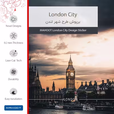 برچسب پوششی ماهوت مدل London City مناسب برای تبلت لنوو Tab M7 2019