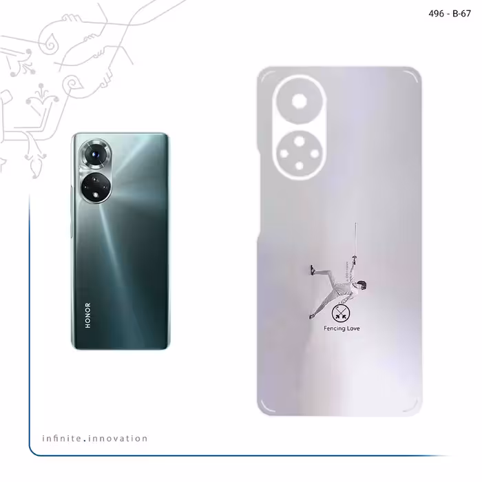 برچسب پوششی ماهوت مدل Fencing مناسب برای گوشی موبایل آنر 50