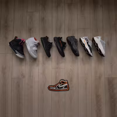 چراغ دیواری نئون دیزاین مدل Shoes-BL_ORG