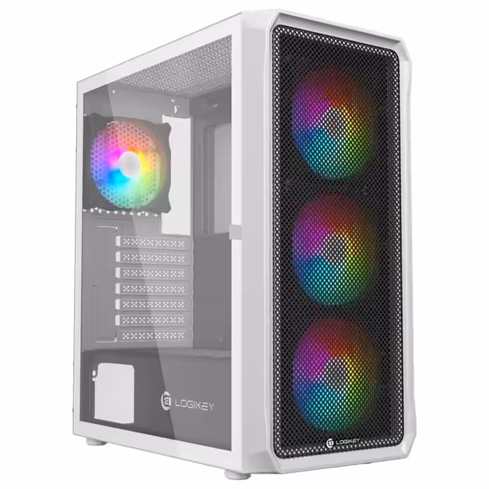 کیس کامپیوتر گیمینگ لاجی کی مدل C434BW