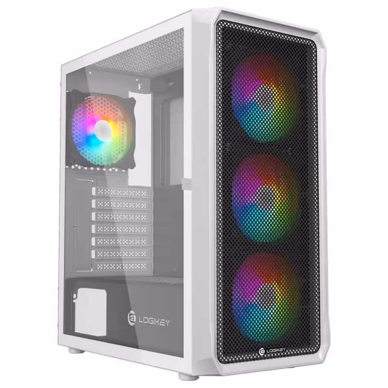 کیس کامپیوتر گیمینگ لاجی کی مدل C434BW