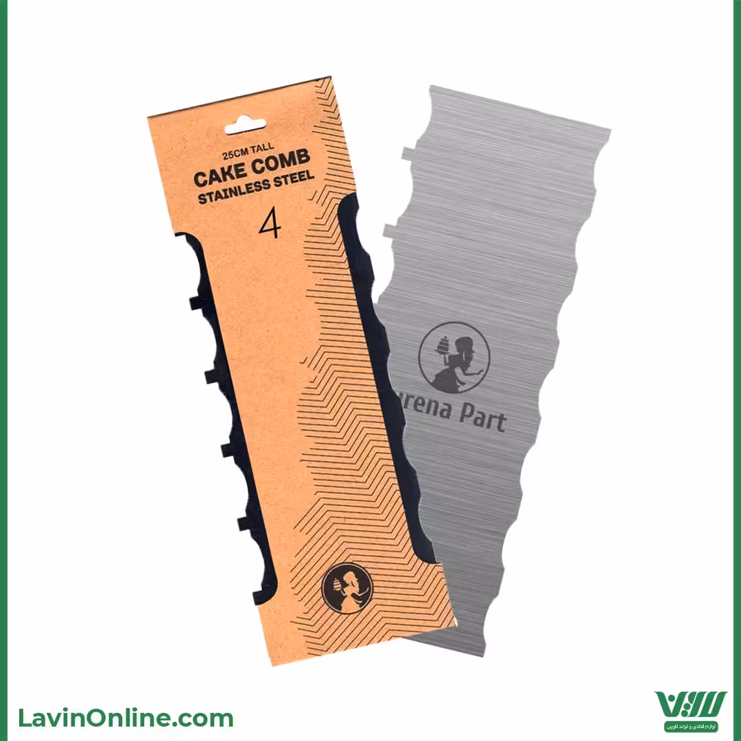 شانه خامه کشی فلزی (کد 4)