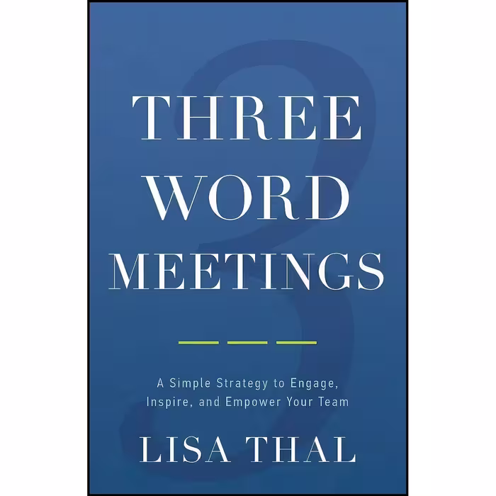 کتاب زبان اصلی Three Word Meetings اثر Lisa Thal