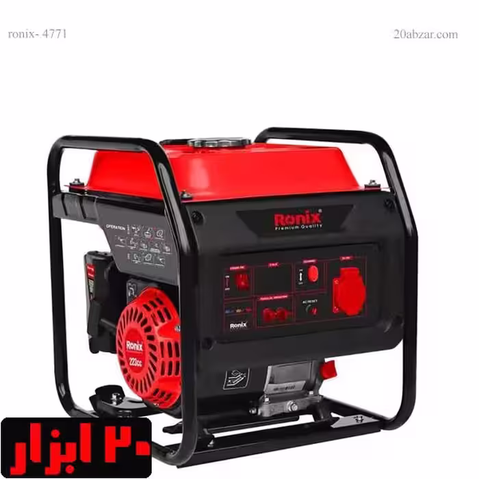 ژنراتور اینورتر کامپکت بنزینی 4500 وات رونیکس مدل RH-4771