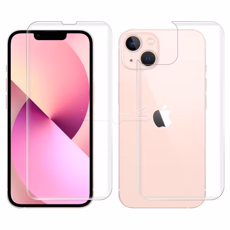 گلس هیدروژلی شفاف اپل iphone 13 Mini به همراه محافظ پشت