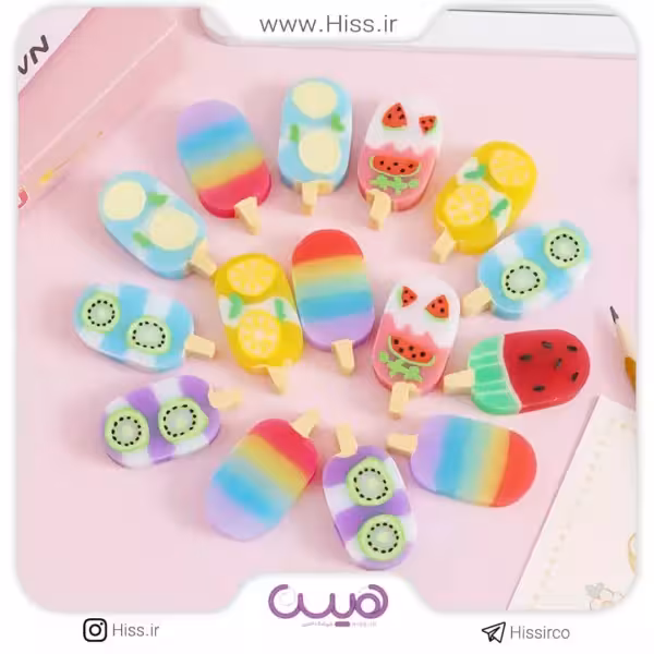 پاک کن بستنی تابستونی (بسته 4 عددی)