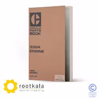 فایل PDF قطعات موتور کاترپیلار 3304
