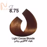 رنگ موی بلوند کاکائویی روشن کاترومر شماره 8.75