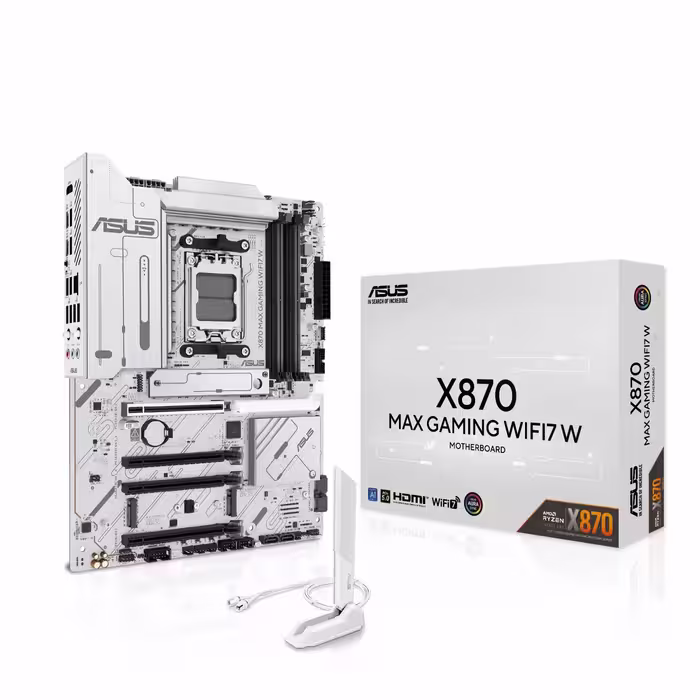 مادربرد ASUS X870 MAX GAMING WIFI 7 WITHE