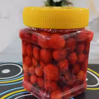 ترشی زغال اخته خانگی  بسیار خوشمزه مختص ارسباران در بسته های 500 گرمی